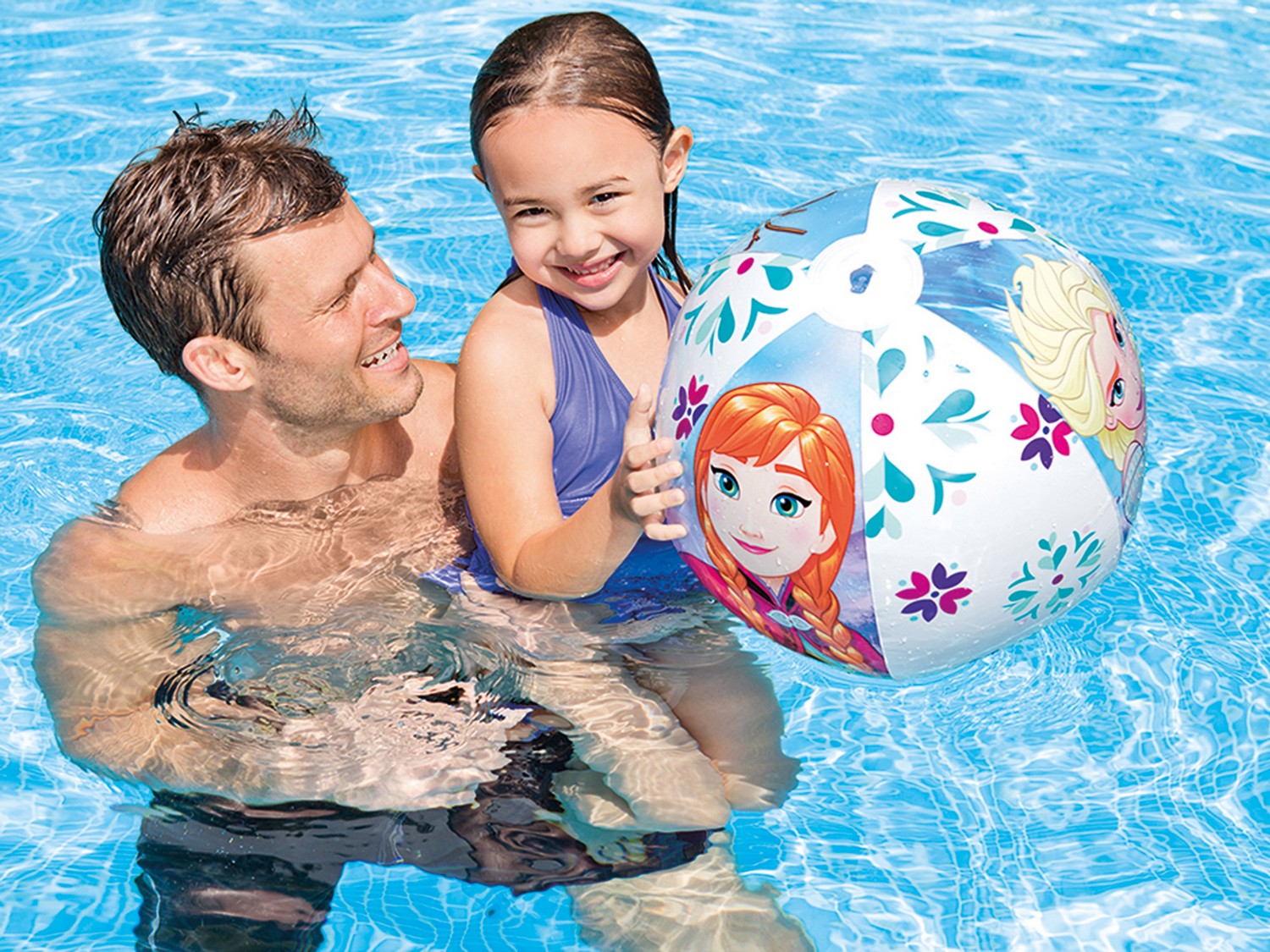 Disney Frozen täispuhutav rannapall, läbimõõt 51 cm, Bestway 58021 - Image 2