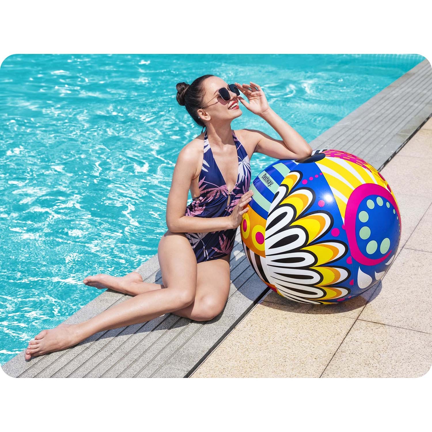 Täispuhutav rannapall MULTIVÄRVILLINE 91cm Bestway XXL - Image 5