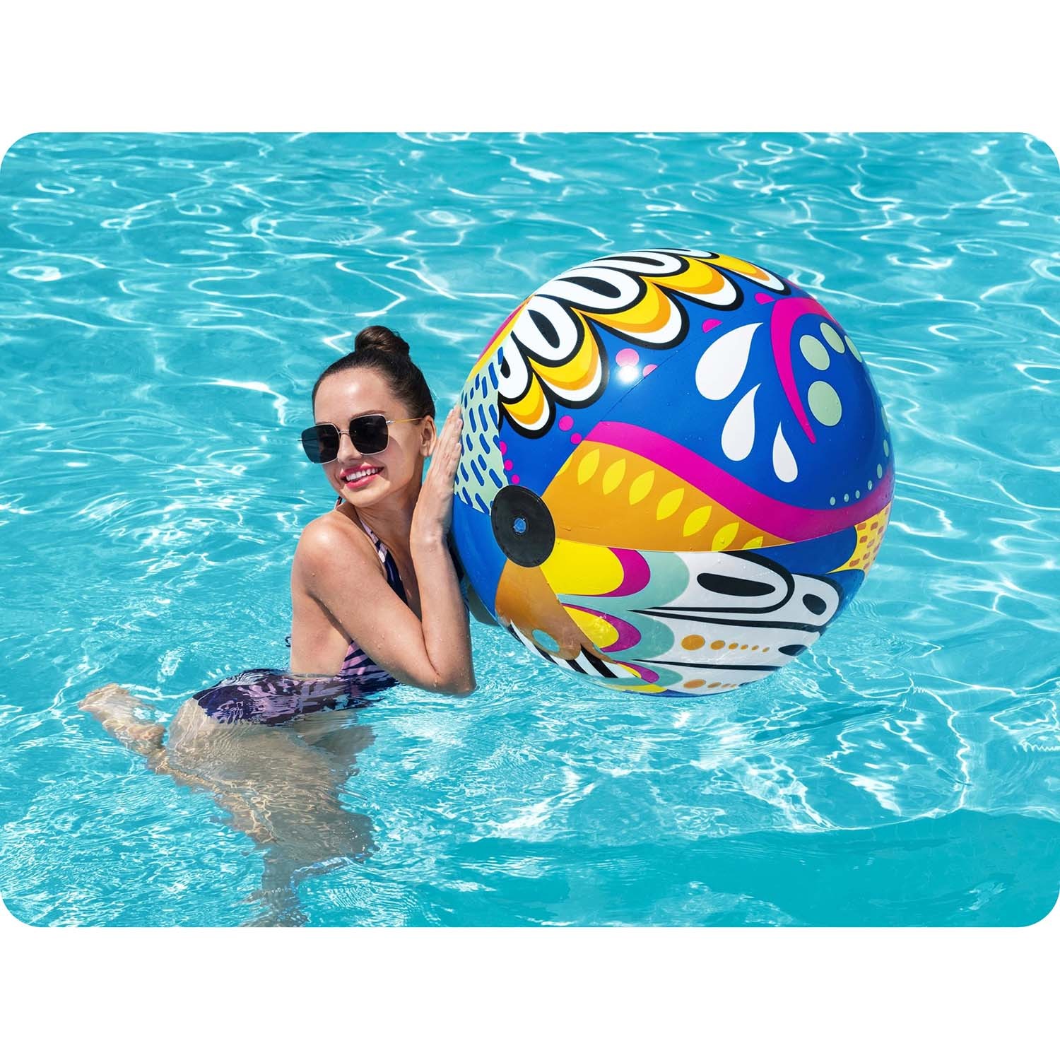 Täispuhutav rannapall MULTIVÄRVILLINE 91cm Bestway XXL - Image 9