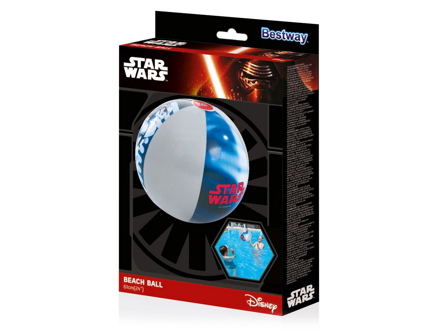 Tähesõdade täispuhutav rannapall 61 cm Star Wars Bestway 91204 - Image 3