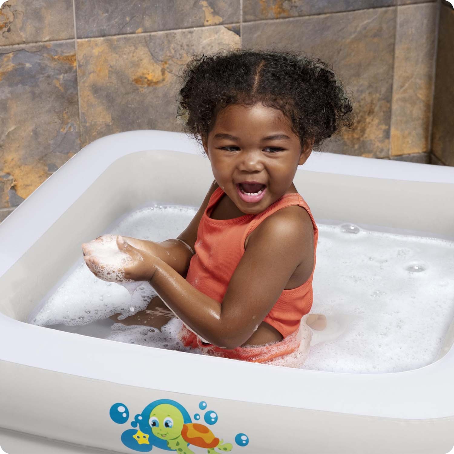 Täispuhutav reisivann lastele 86 x 86 x 25 cm Bestway 51116 - Image 2