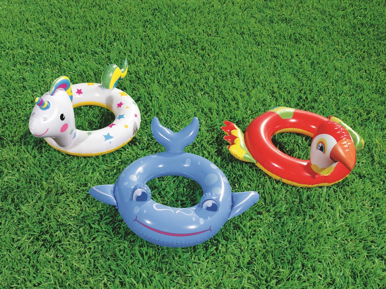 Täispuhutav ujumisrõngas lastele Happy Animals Bestway 36128 ükssarvik - Image 12