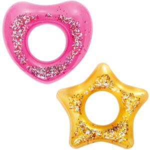 Täispuhutav rannarõngas ujumiseks 91 cm Bestway 36141 kollane täht