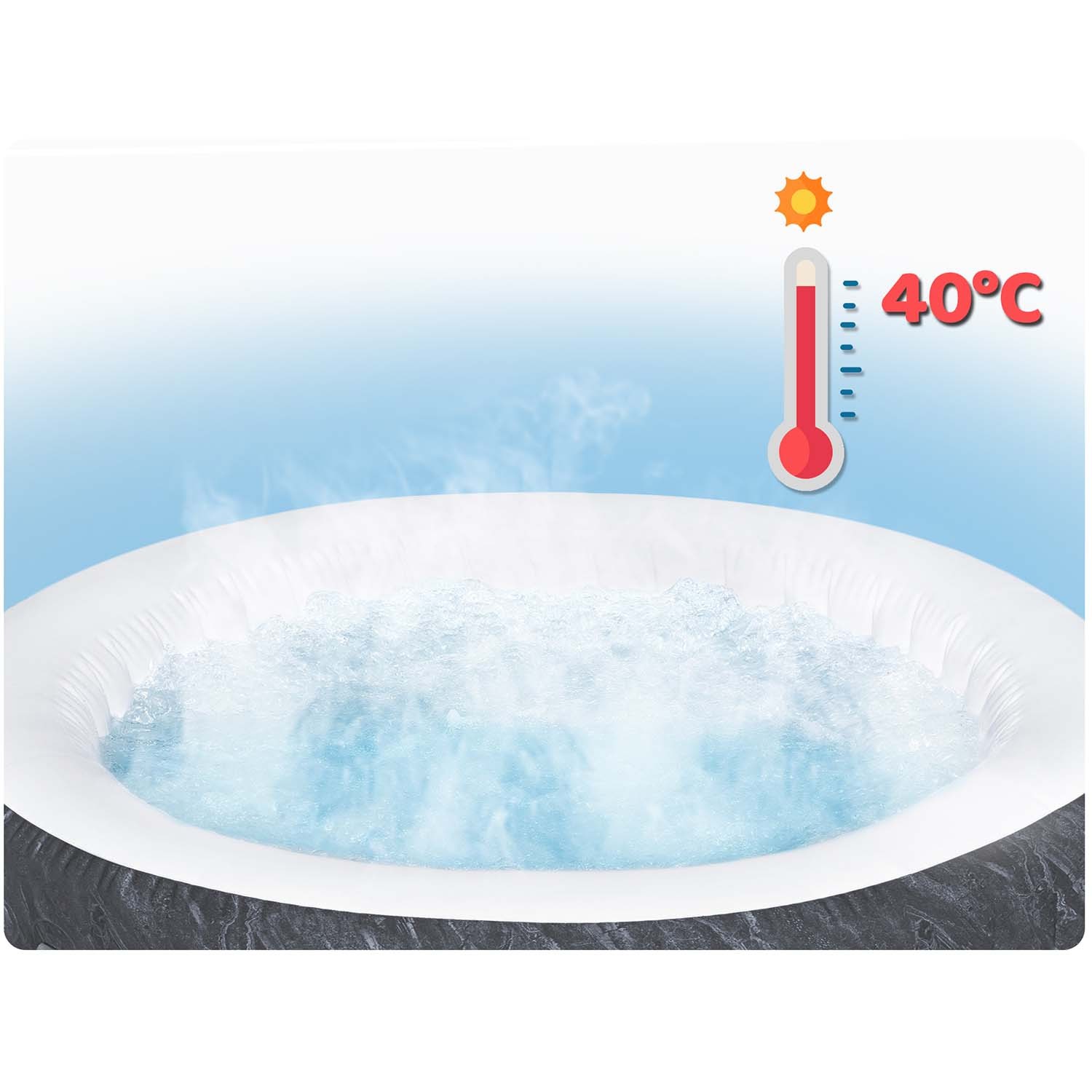 Lay-Z Boracay täispuhutav spaa 4-inimesele Bestway 60175 - Image 9