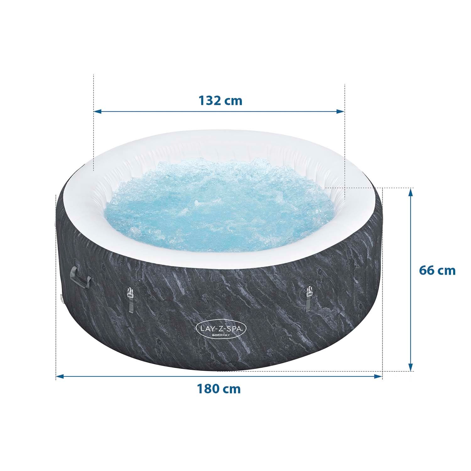 Lay-Z Boracay täispuhutav spaa 4-inimesele Bestway 60175 - Image 5