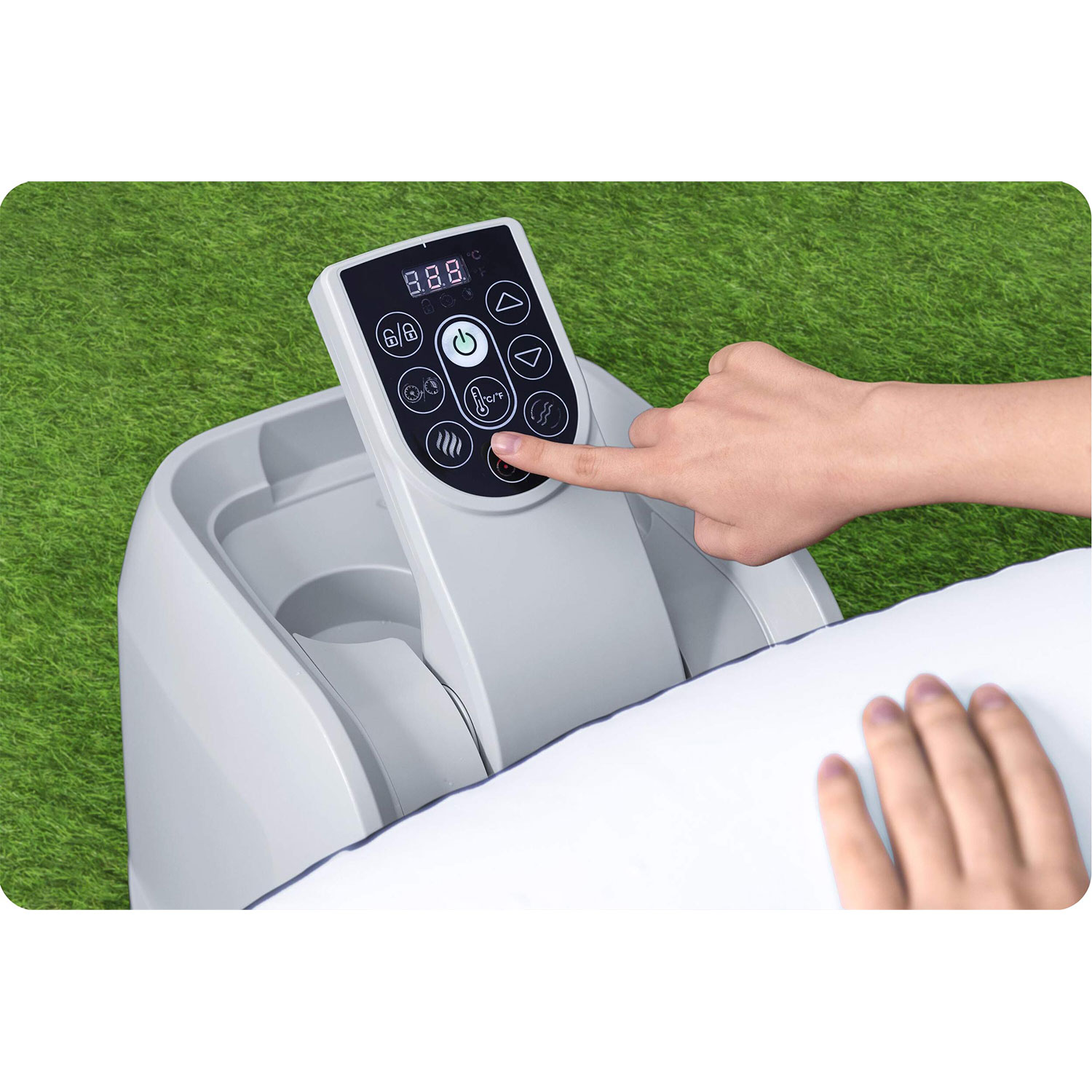 Lay-Z Miami Blue täispuhutav spaa 4 inimesele Bestway 6001C - Image 9