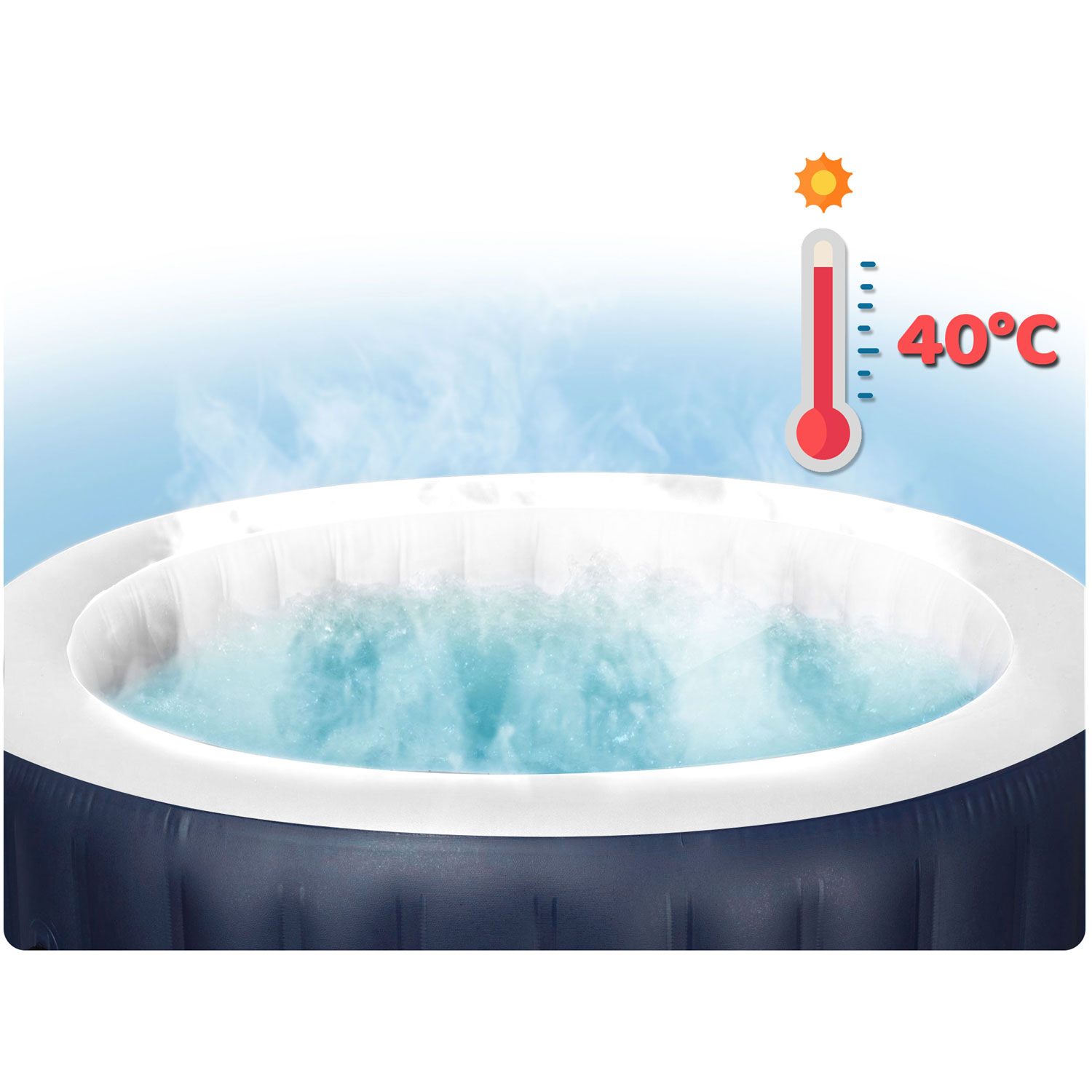 Lay-Z Miami Blue täispuhutav spaa 4 inimesele Bestway 6001C - Image 11