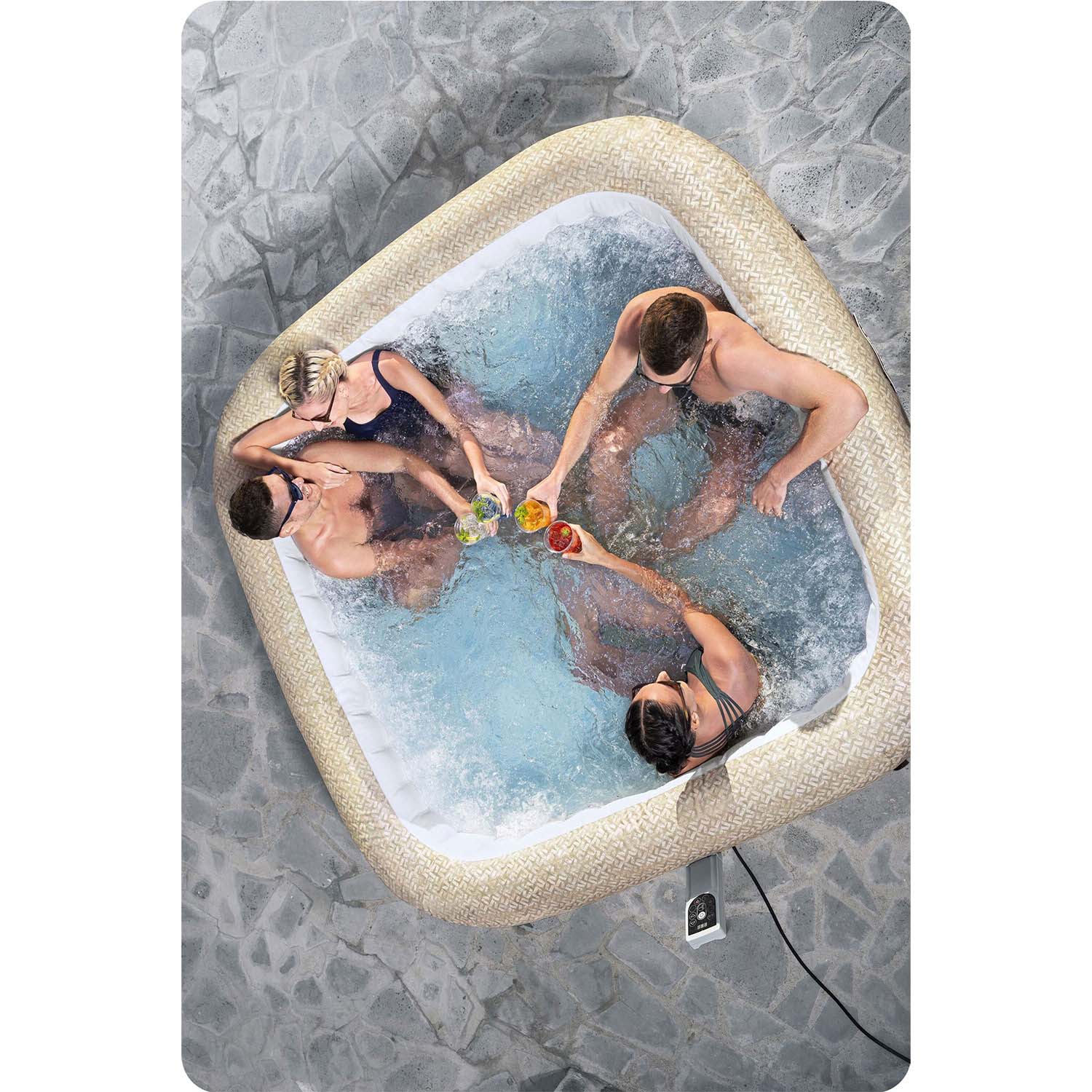 Lay-Z Rome täispuhutav spaa 7 inimesele Bestway 6001M - Image 8