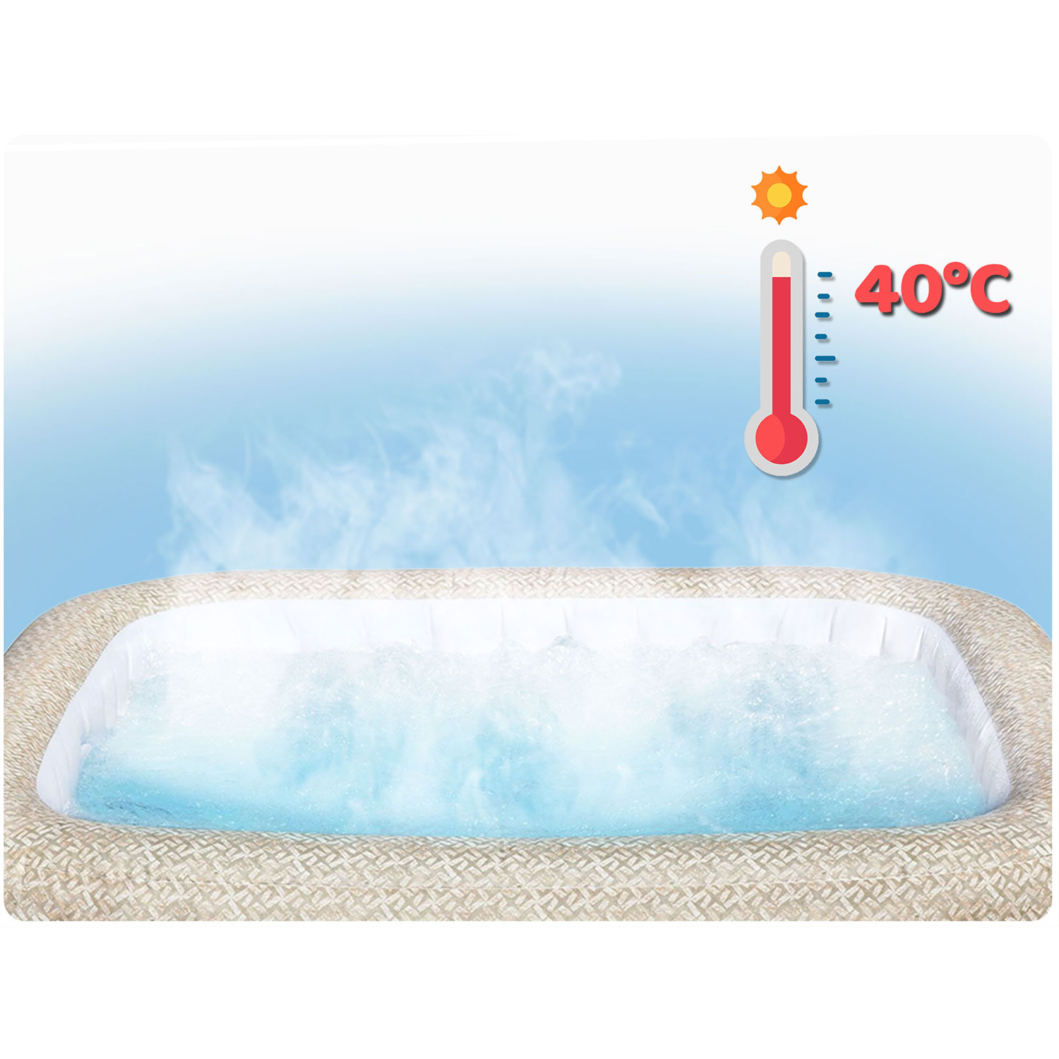 Lay-Z Rome täispuhutav spaa 7 inimesele Bestway 6001M - Image 11