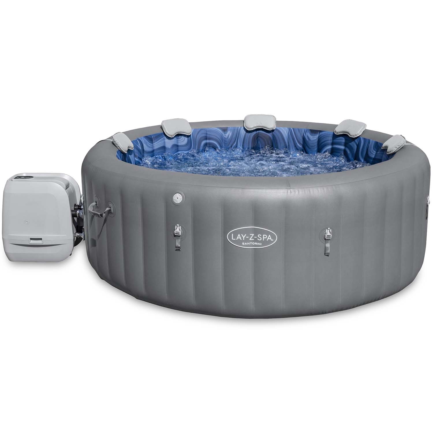 Lay-Z Santorini täispuhutav spaa 7-kohaline Bestway 60075 - Image 2