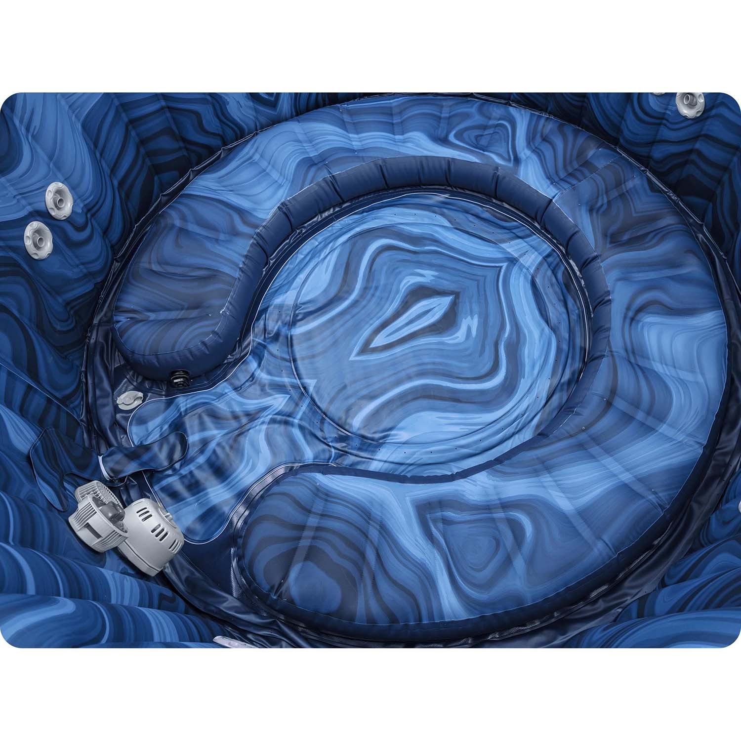 Lay-Z Santorini täispuhutav spaa 7-kohaline Bestway 60075 - Image 9