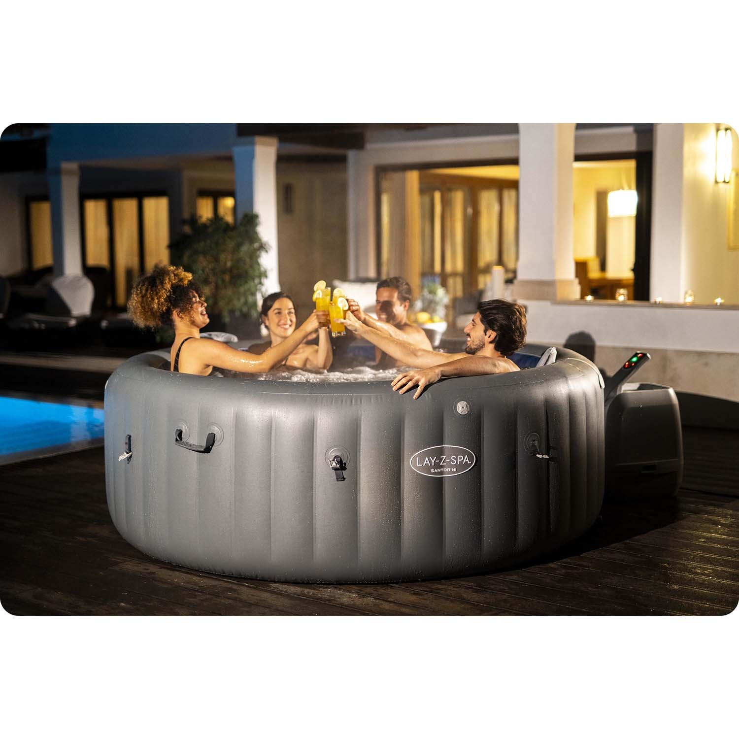 Lay-Z Santorini täispuhutav spaa 7-kohaline Bestway 60075 - Image 3