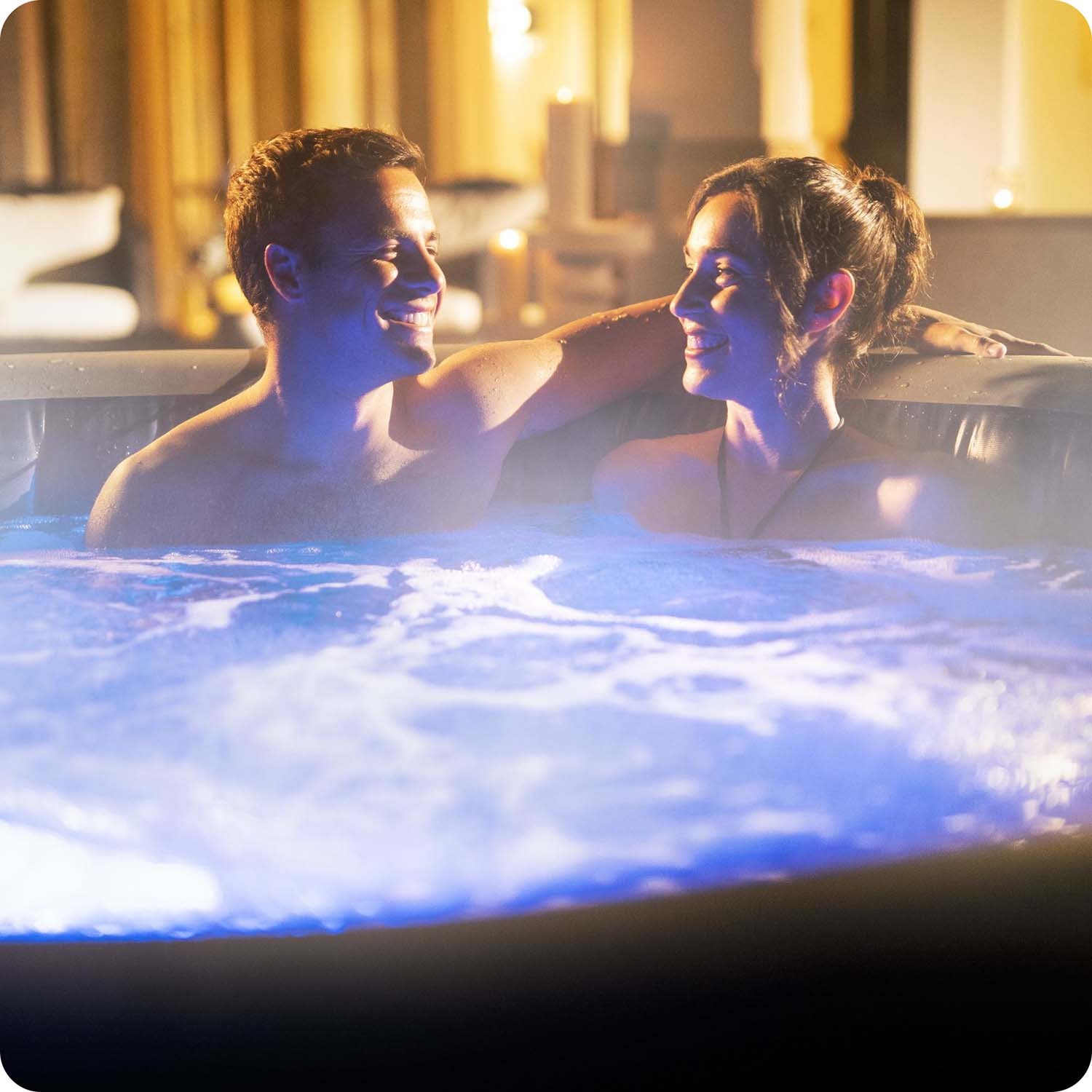 Lay-Z Santorini täispuhutav spaa 7-kohaline Bestway 60075 - Image 5