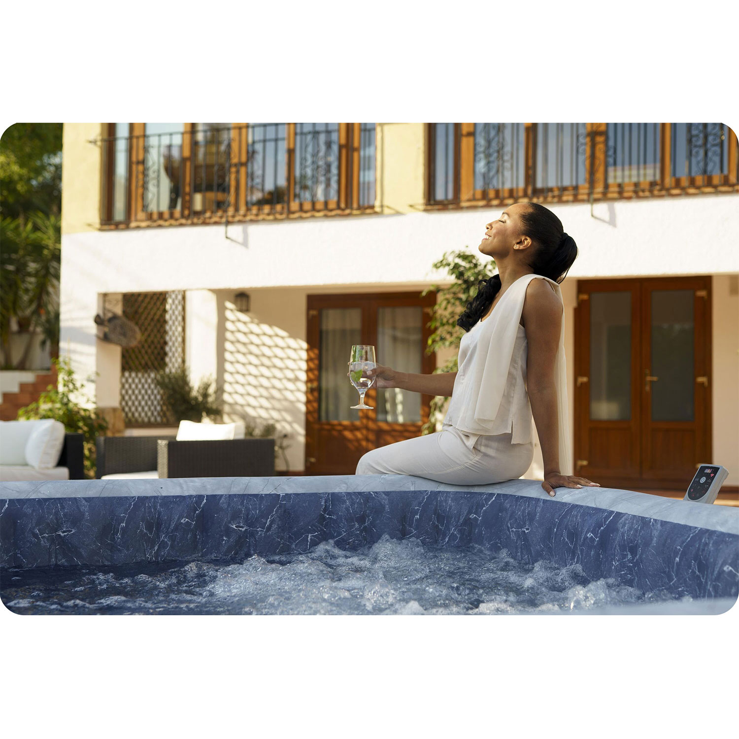 Lay-Z San Francisco Pro 7-kohaline Bestway 6001Q täispuhutav spaa - Image 6