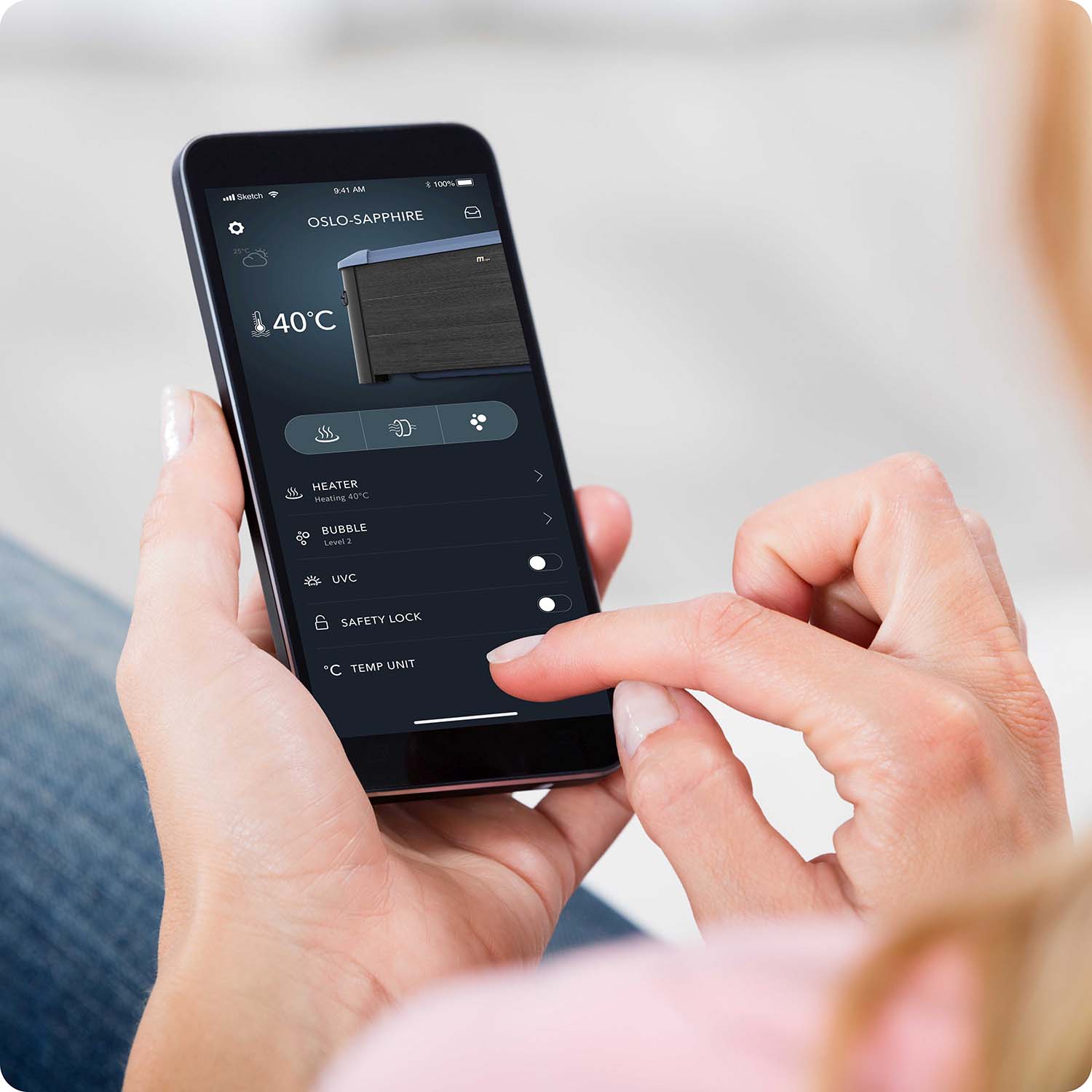 Sapphire'i 6-inimese paneeliga spaa mSpa - Image 4