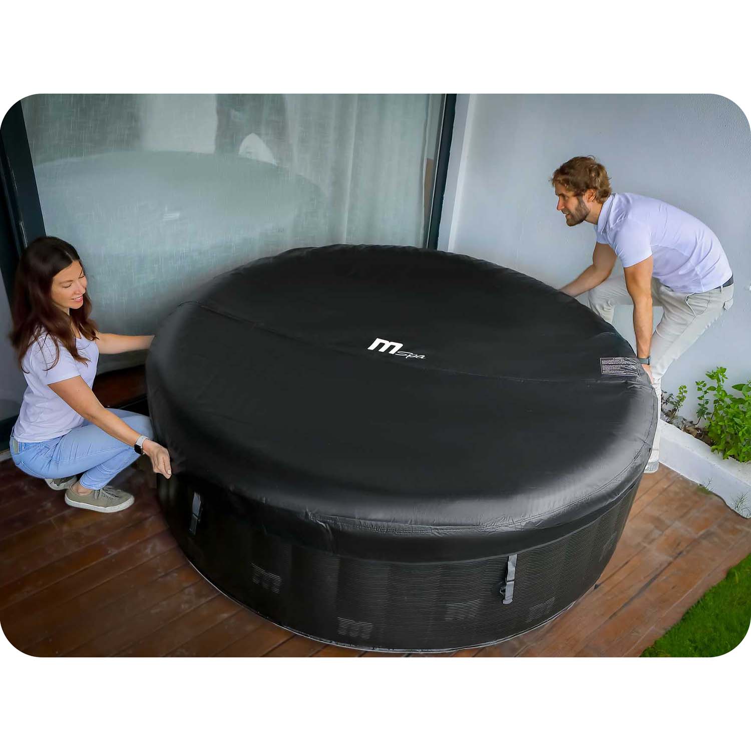 Tähistaevane 6-kohaline täispuhutav spaa mSpa - Image 12