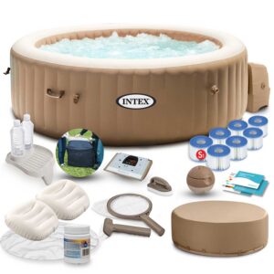 Täispuhutav spaa hüdromassaažiga 4 inimesele, INTEX 28476 komplekt