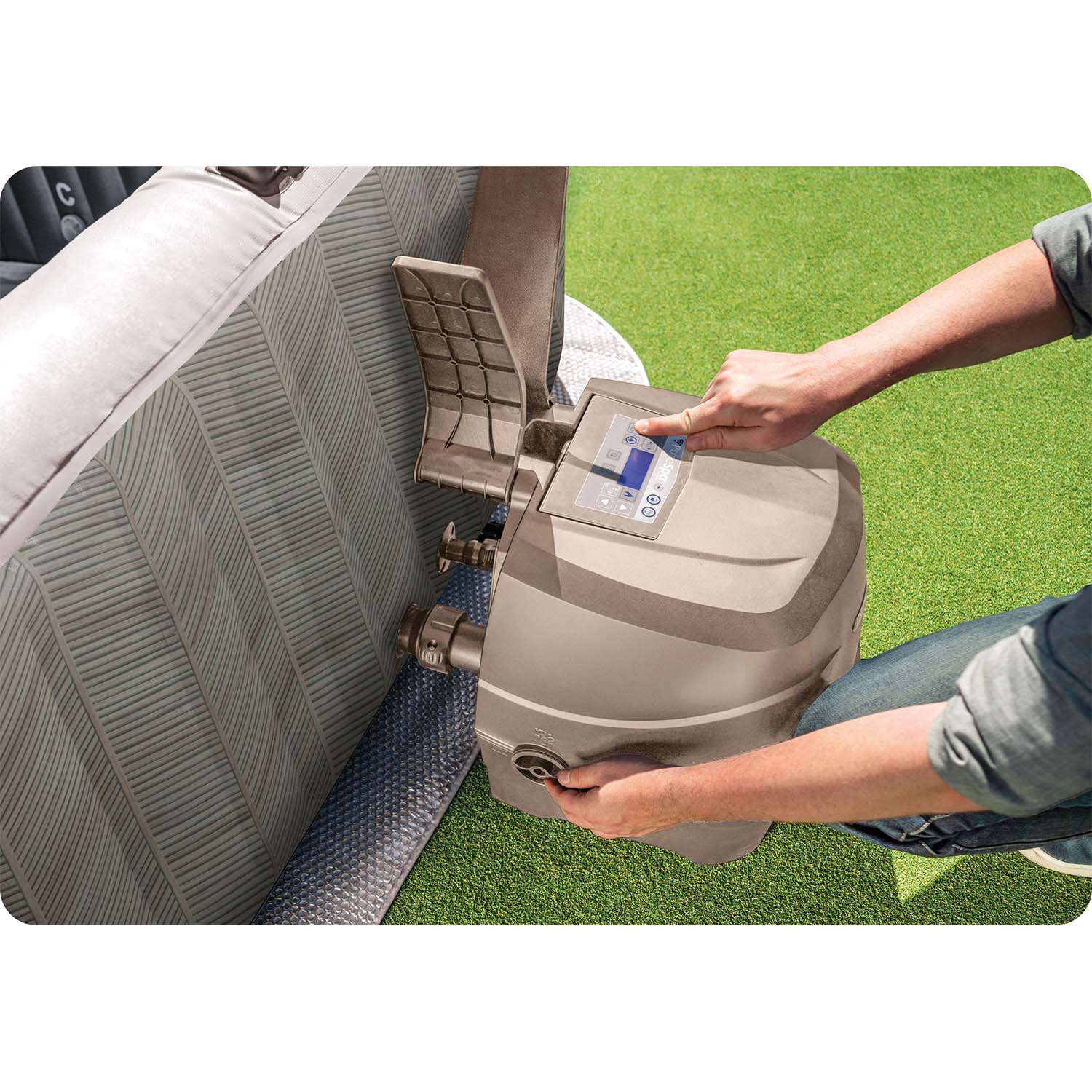 Täispuhutav spaa hüdromassaažiga 4 inimesele INTEX 28446 - Image 8