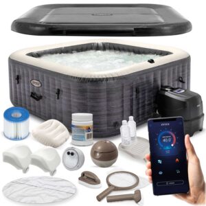 Täispuhutav spaa hüdromassaažiga 6 inimesele, INTEX 28452 komplekt
