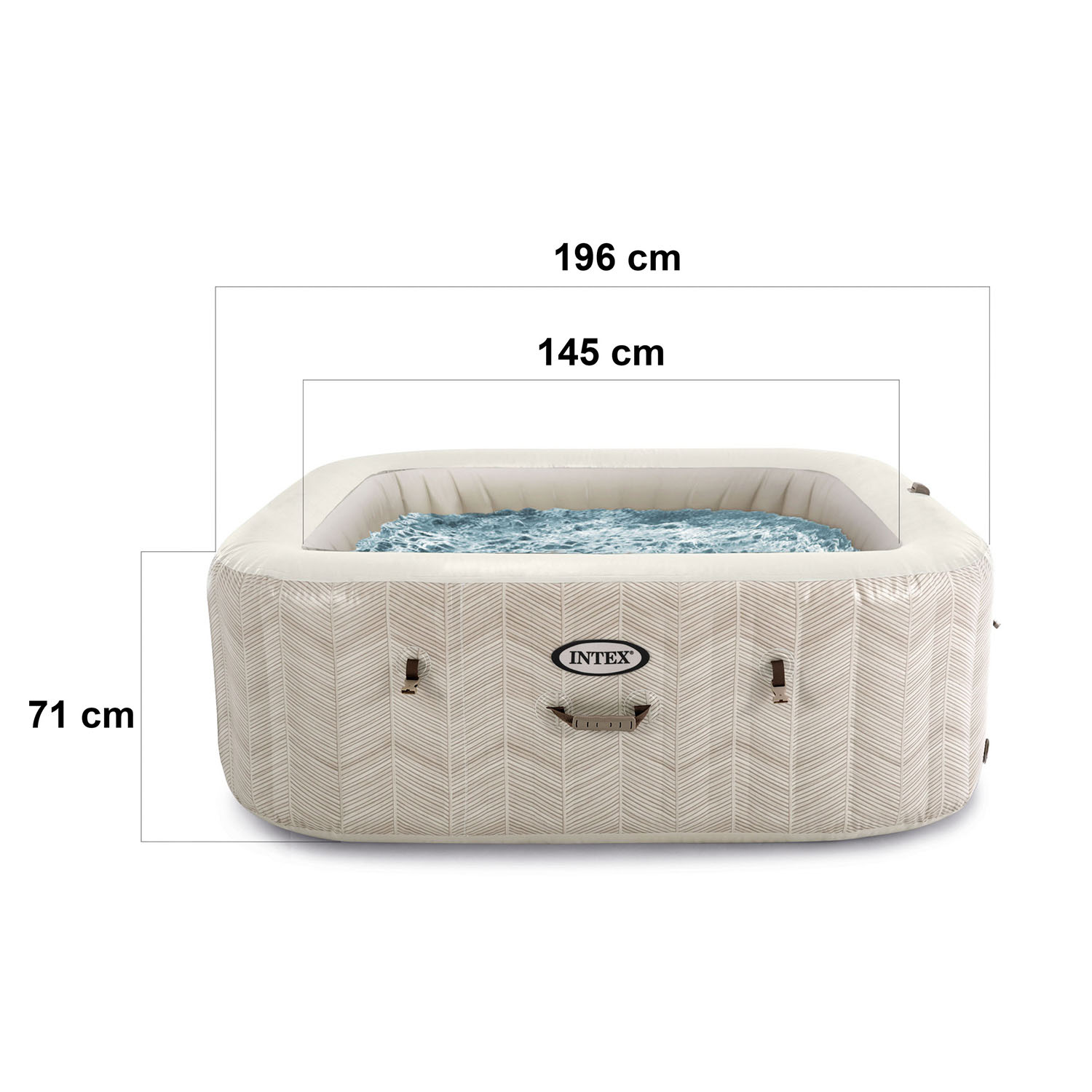 Täispuhutav spaa hüdromassaažiga 6 inimesele INTEX 28472 - Image 4