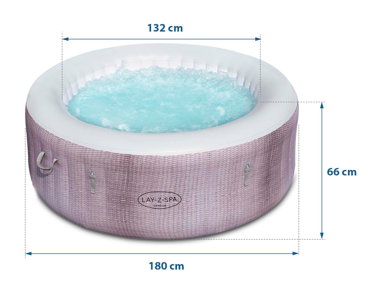 Lay-Z Cancun täispuhutav spaa 4 inimesele Bestway 60003 - Image 7