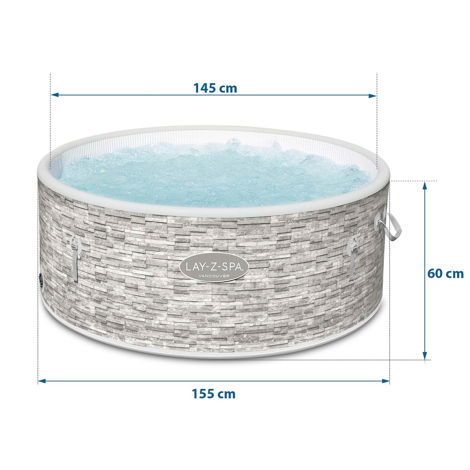 Lay-Z Vancouver täispuhutav spaa 4 inimesele Bestway 60027 - Image 9