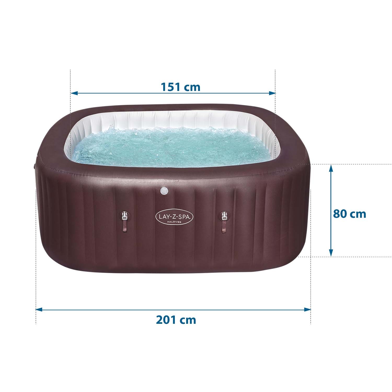 Lay-Z Maldives täispuhutav spaa 7-kohaline Bestway 60033 - Image 11
