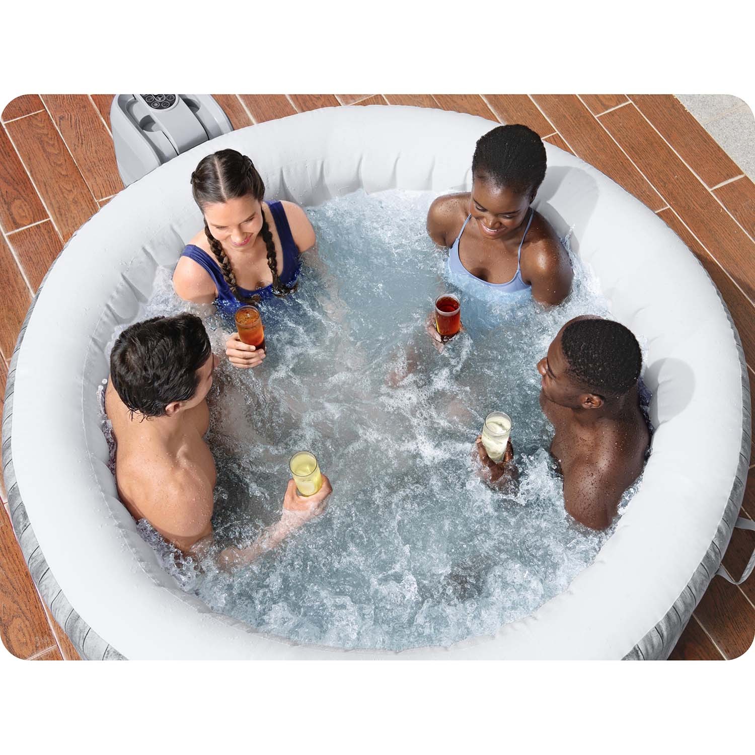 Täispuhutav mullivann Lay-Z Fiji, 4 inimesele, Bestway, 60085 - Image 7