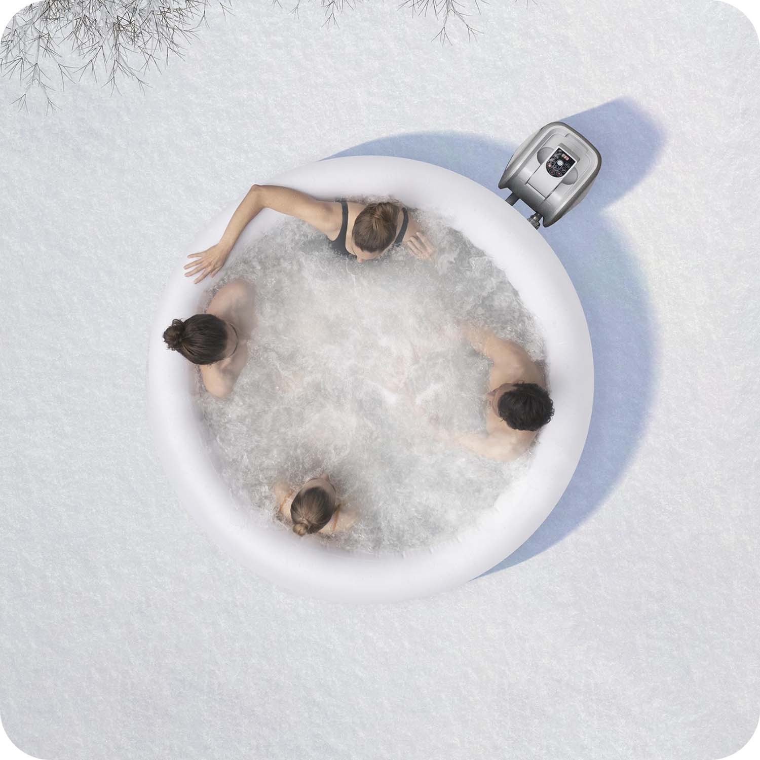 Täispuhutav mullivann Lay-Z Fiji, 4 inimesele, Bestway, 60085 - Image 3