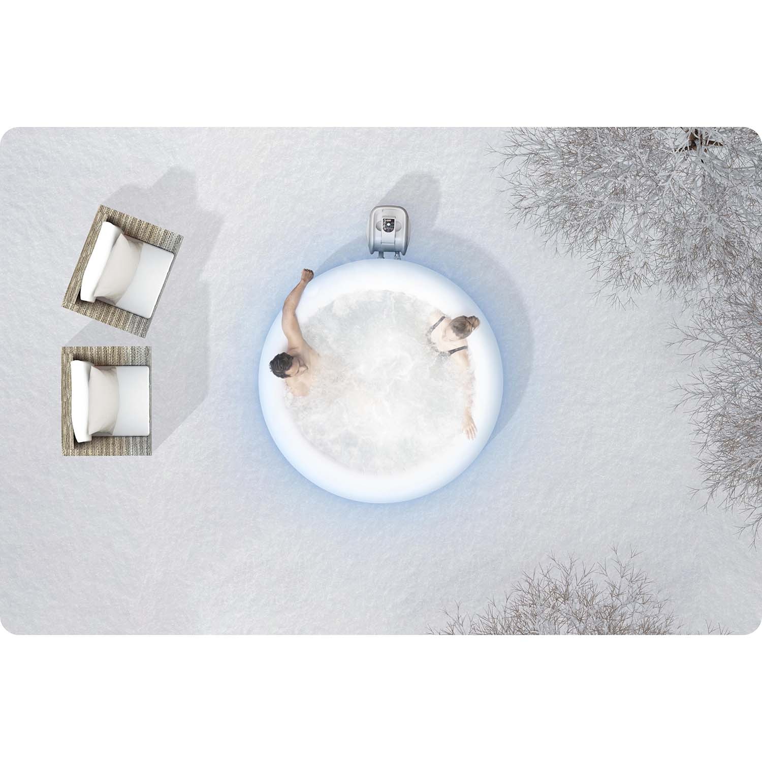 Lay-Z Hollywood täispuhutav spaa 6 inimesele Bestway 60059 - Image 4