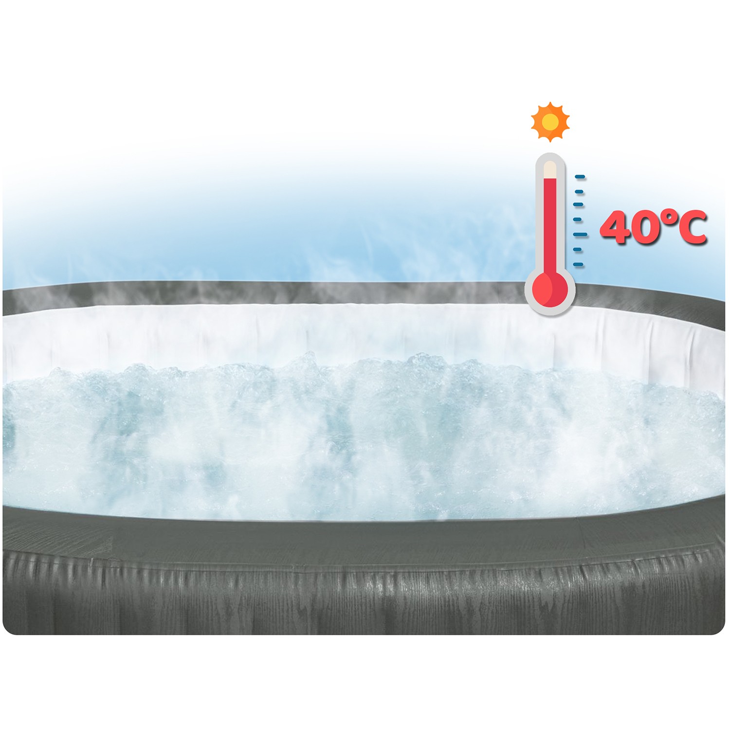 Lay-Z Mauritius täispuhutav spaa 7-kohaline Bestway 60067 - Image 7