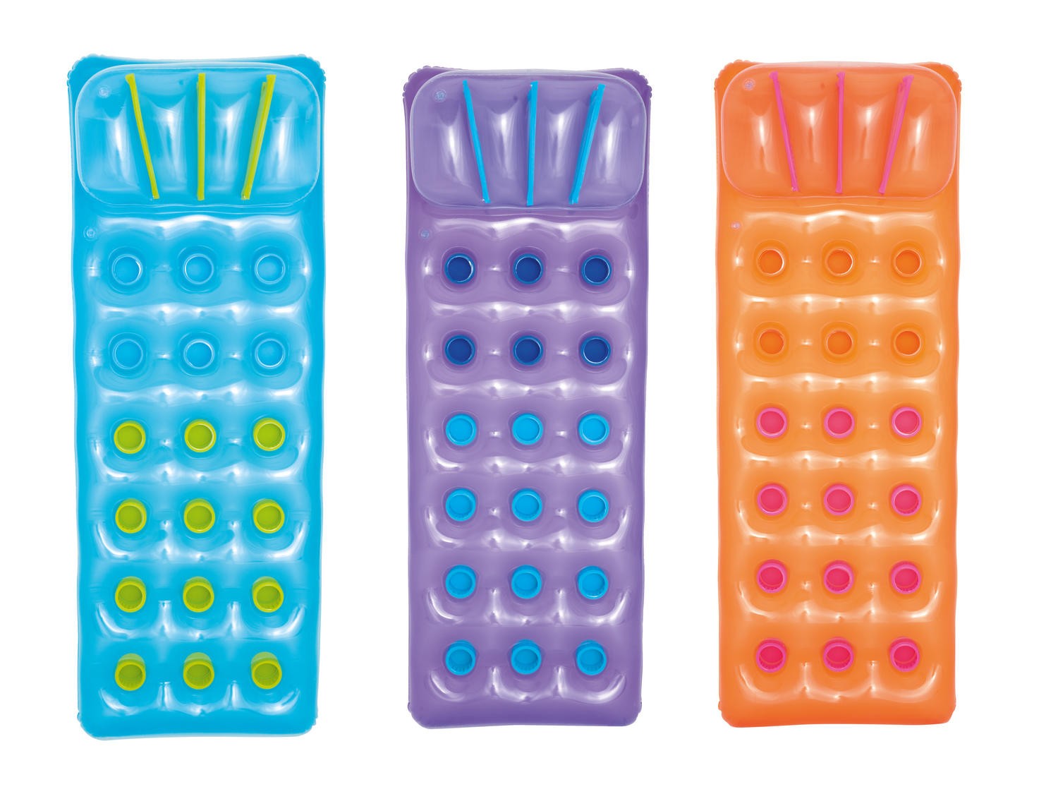 Täispuhutav ujumismadrats 3 värvi 188 x 71 cm Bestway 43015 oranž