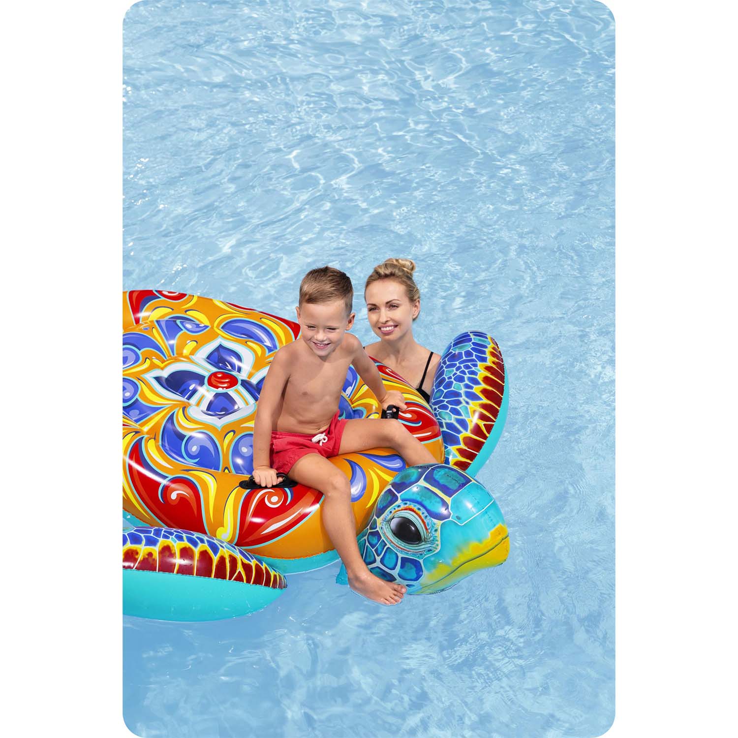 Täispuhutav ujumismadrats kilpkonnale 186 x 168 cm Bestway 41523 - Image 4