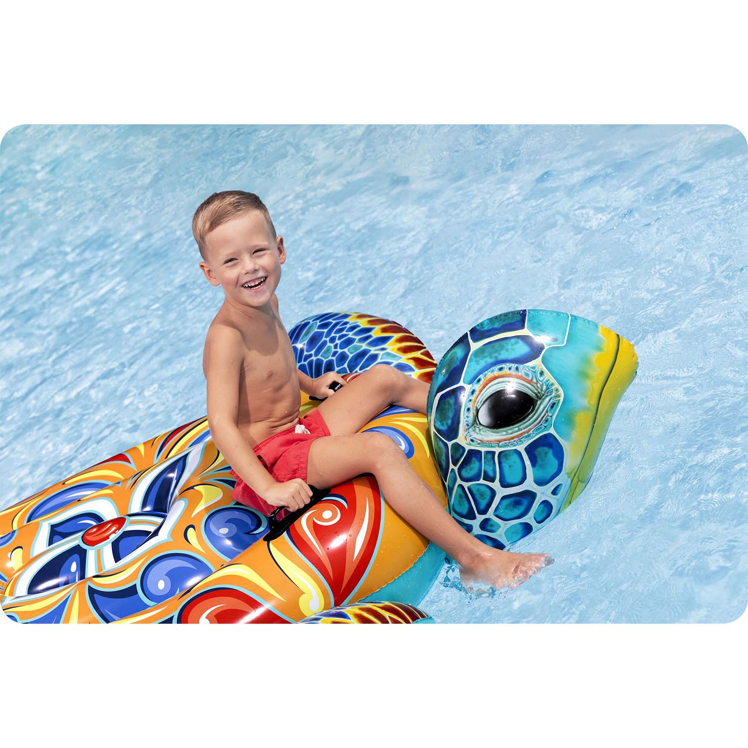 Täispuhutav ujumismadrats kilpkonnale 186 x 168 cm Bestway 41523 - Image 5