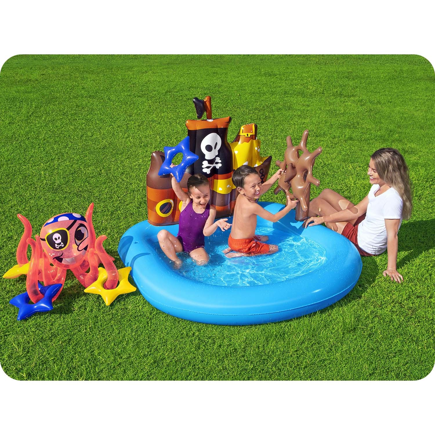 Täispuhutav mänguväljakupaat 140 x 130 x 104 cm Bestway 52211 - Image 8