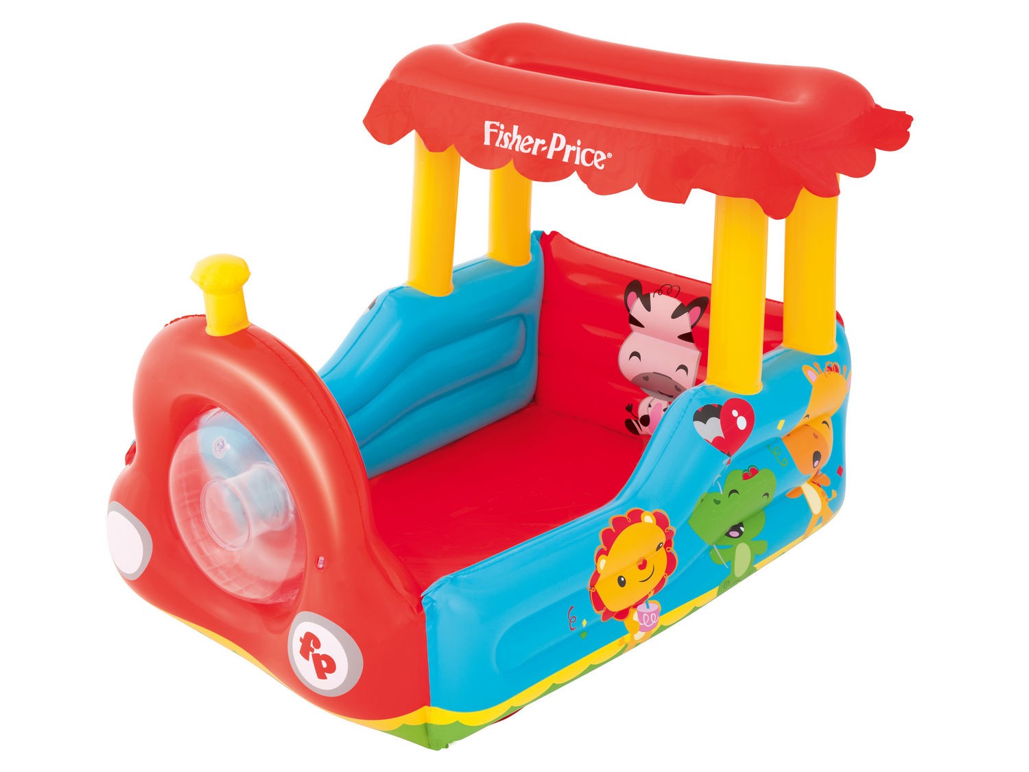 Fisher Price'i täispuhutav rong lastele 132 x 94 x 89 cm Bestway 93503
