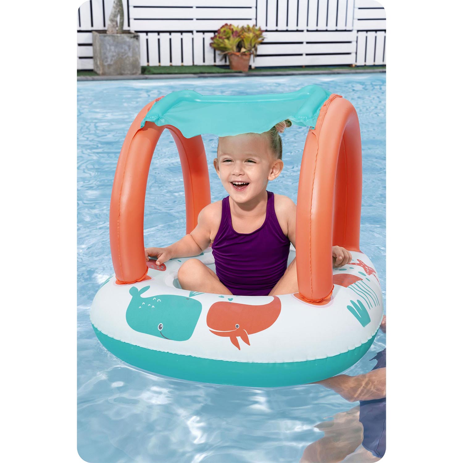 Täispuhutav pontoon lastele katusega ujumiseks Bestway - Image 3