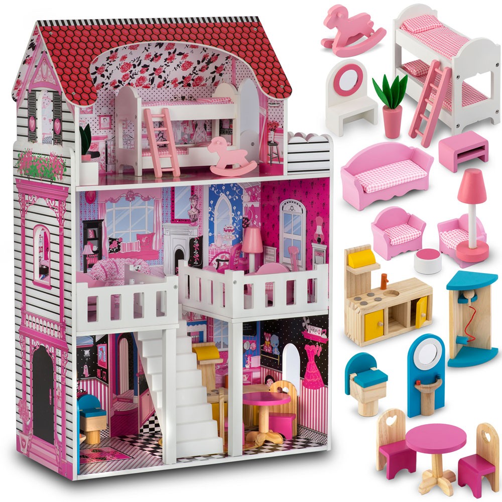 Nukumaja aksessuaaridega 60x30x90 cm