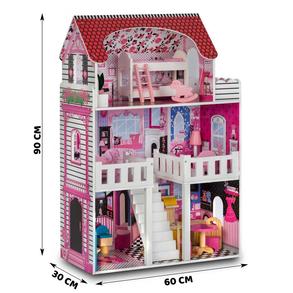 Nukumaja aksessuaaridega 60x30x90 cm - Image 5