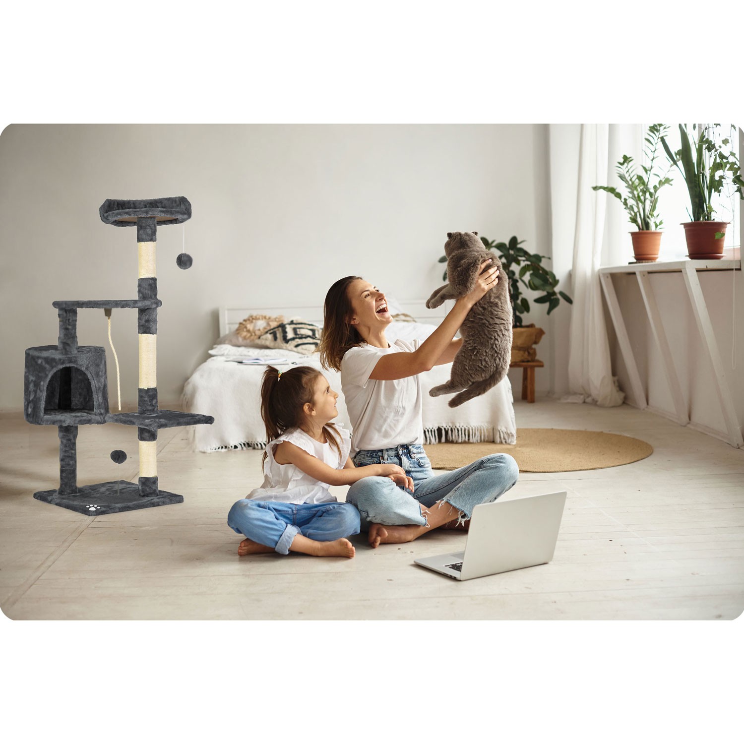 Kassi kraapimispost 111 cm DR-266 Pethaus hall - Image 7