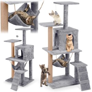 Kassi kraapimispost 125 cm Pethaus PH-007 hall