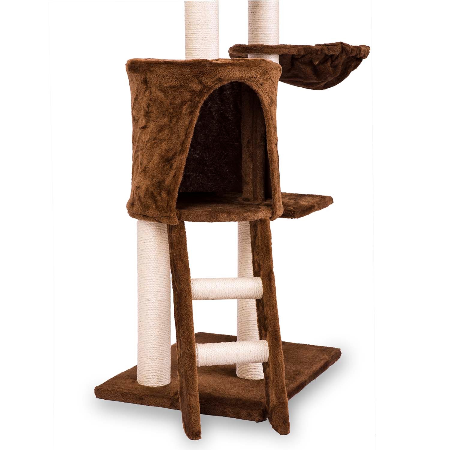 Kassi kraapimispost 140 cm DR-262 Pethaus hiirega, pruun - Image 5