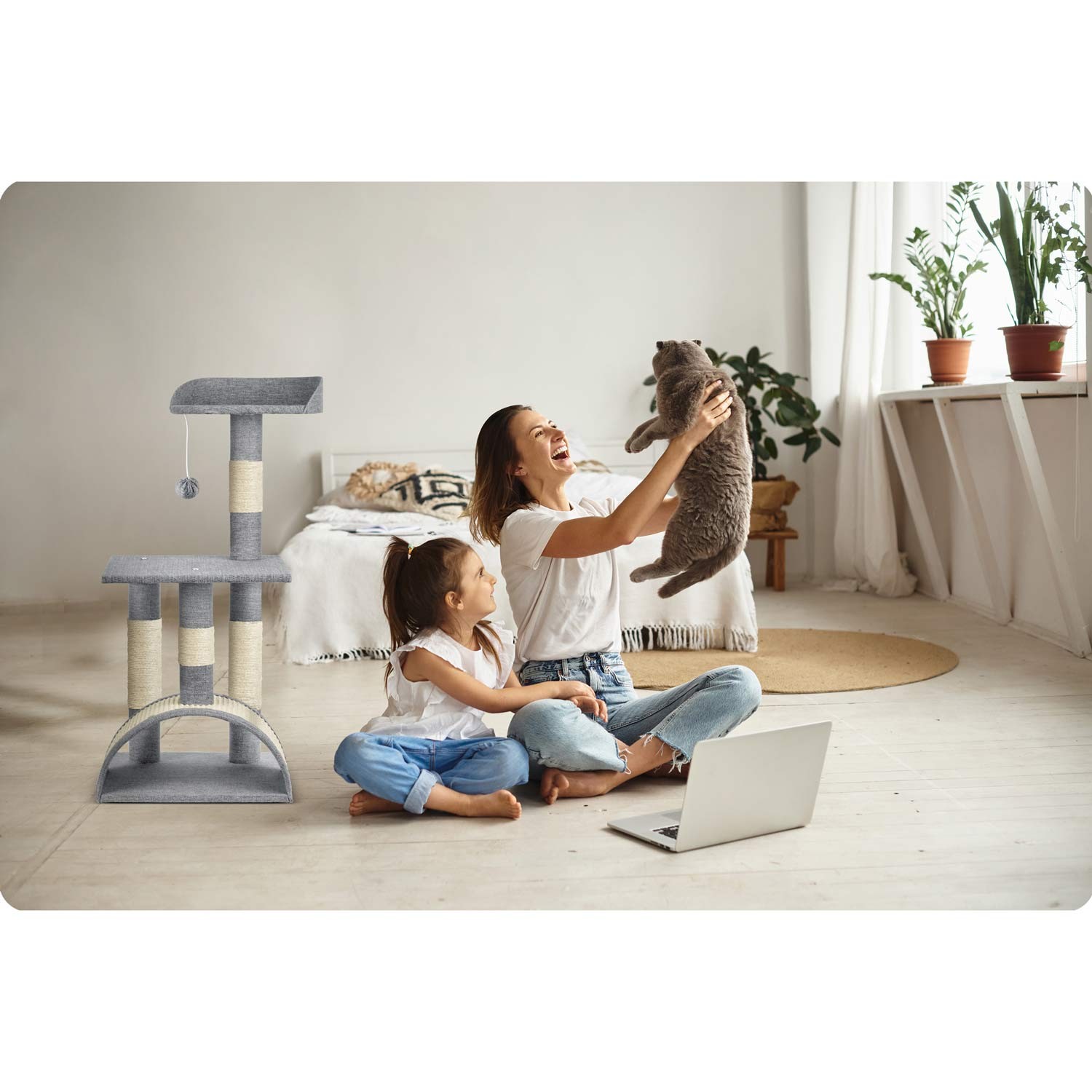 Kassi kraapimispost 79 cm PH-003 Pethaus hall - Image 8