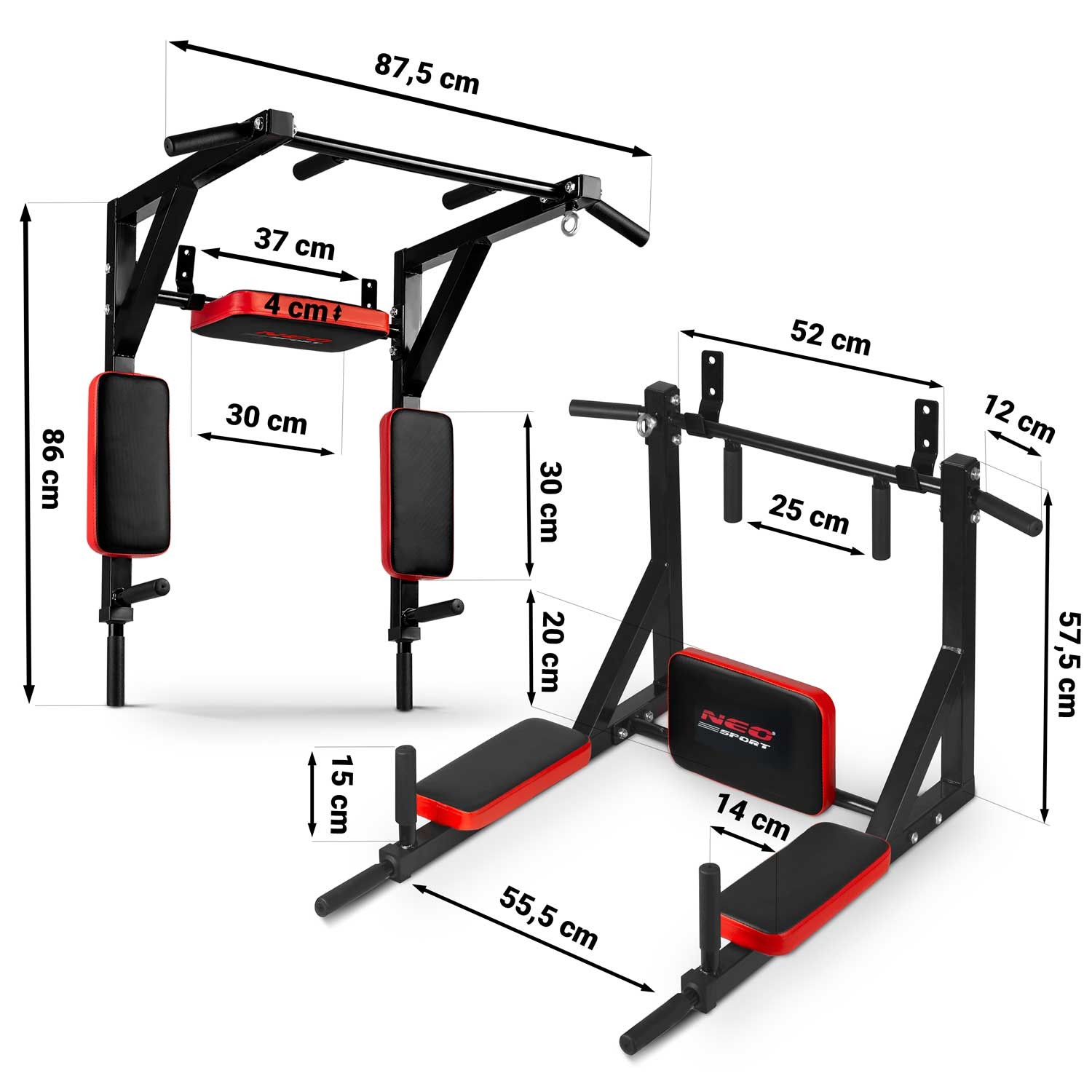 Seinale kinnitatav seljatoega lõuatõmbekang NS-319 - Image 9