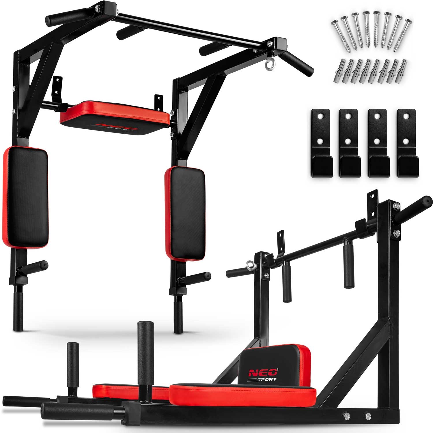 Seinale kinnitatav seljatoega lõuatõmbekang NS-319 - Image 2