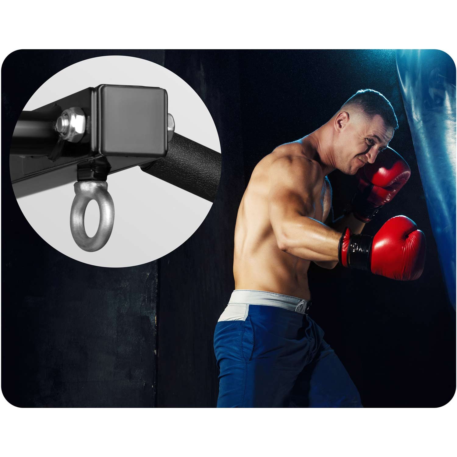 Seinale kinnitatav seljatoega lõuatõmbekang NS-319 - Image 14