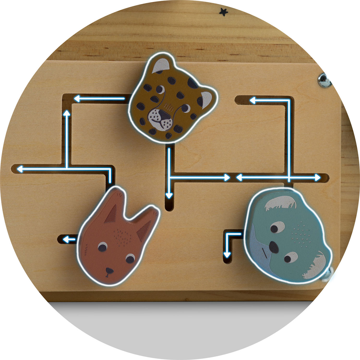 Puidust sensoorne tahvel NK-859 Nukido - Image 2