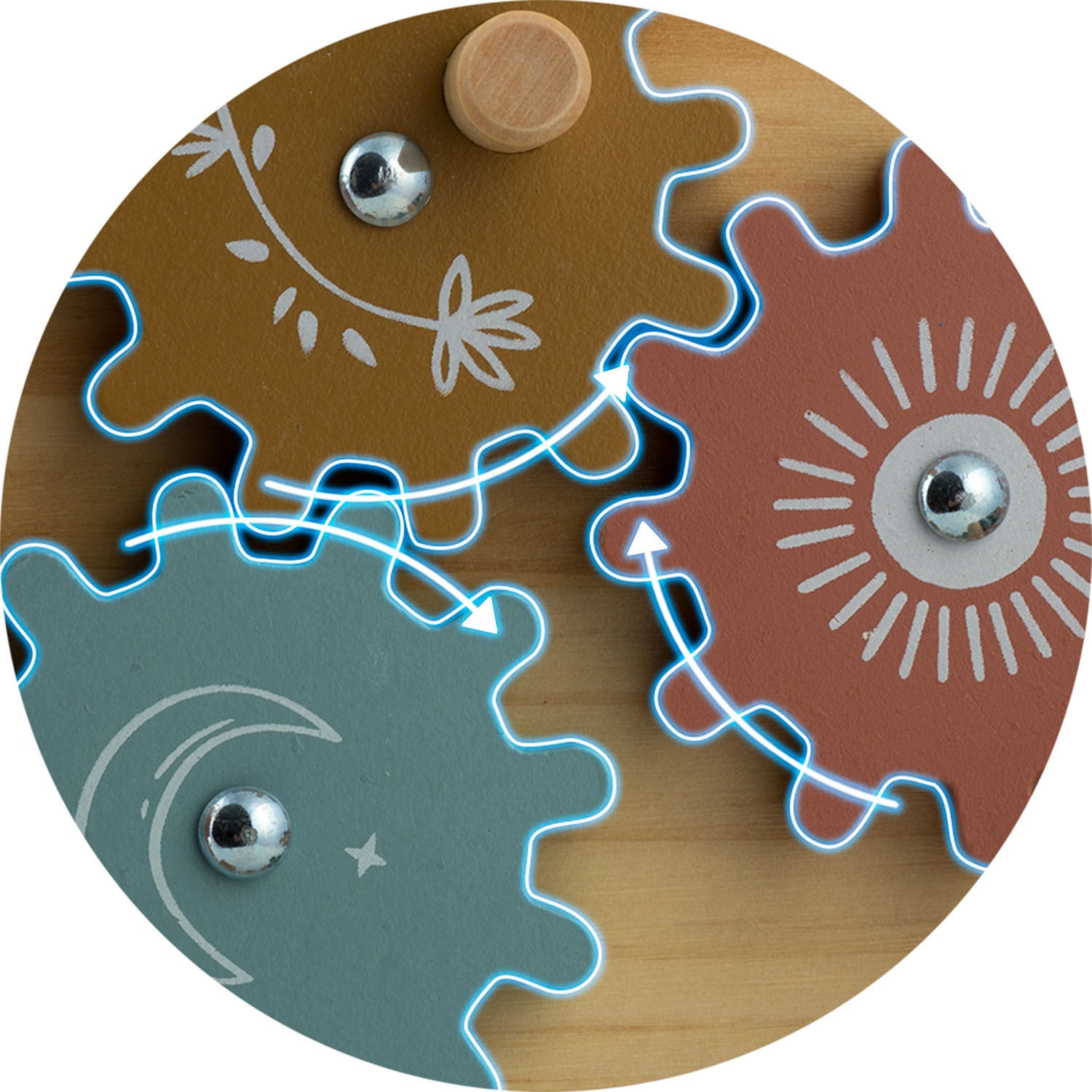 Puidust sensoorne tahvel NK-859 Nukido - Image 4