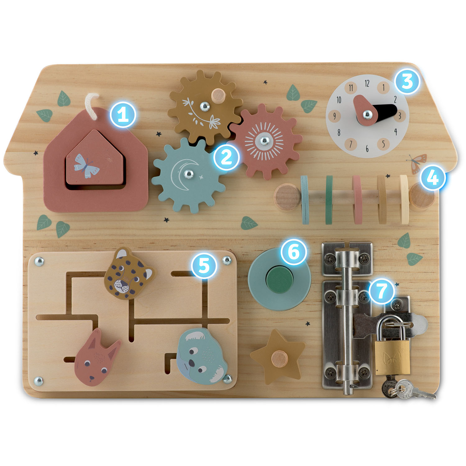 Puidust sensoorne tahvel NK-859 Nukido - Image 9