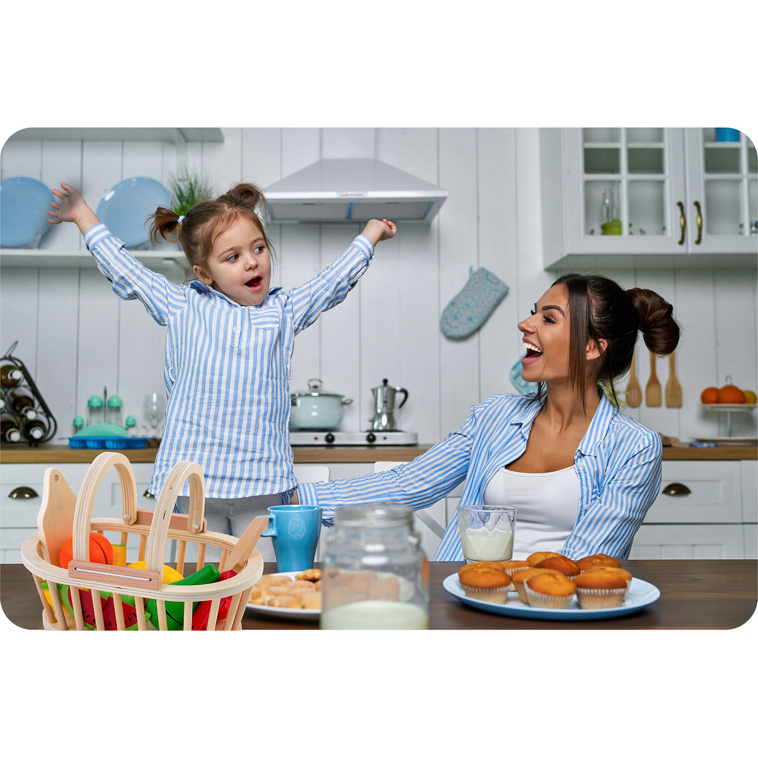 Puidust mänguasjakorv puuviljadega lõikamiseks 9 tk RK-870 Ricokids - Image 10